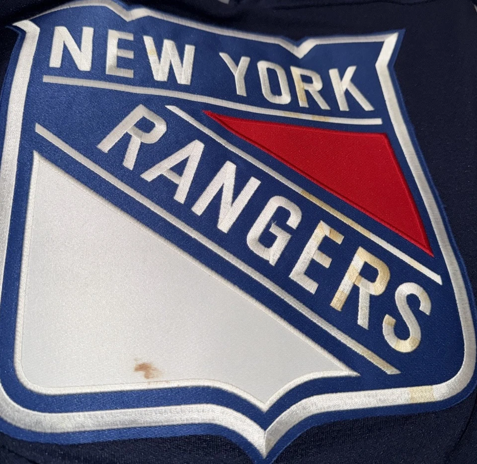 Camiseta deportiva de los New York Rangers para hombre XL NHL camiseta de práctica de hockey Reebok Foto 2 de 4