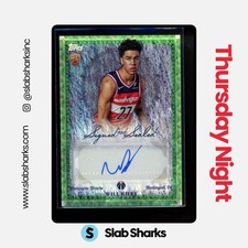 2025 TOPPS #BSI-WR WILL RILEY SIGNED AND SEALED GREEN HOLO FOIL ROOKIE AUTO /99
