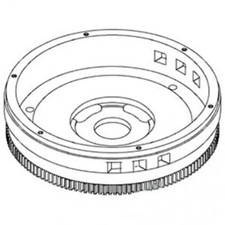 Flywheel With Ring Gear Fits John Deere 4555 4560 4640 4650 4755 4955 Ar97317