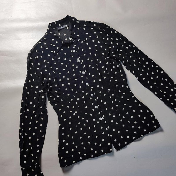 Women Cacharel Shirt Black Viscose S