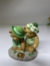 Cherished Teddies Mini ST Patrick Day Fig Luck Is Always In Front Of You, No Box