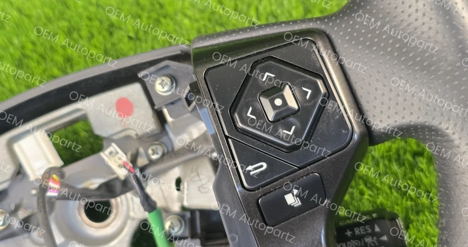 Volante de control multimedia Toyota 4runner 2010-2018 cuero OEM usado Foto 4 de 4