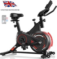 Exercise Bike Cardio Cycle Indoor Training Fitness With App For Home Use 350lbs
