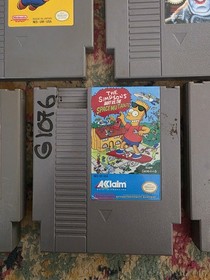 5 NES, Super Mario Bros. 3, Guardian Legend, Bart, Ghostbusters 2, Festers Quest