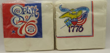 New in Package Bicentennial 1776 Dinner Napkins Pkg 16 Napkins USA Made