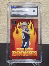 2024 Panini Donruss - Red Hot Rookies Drake Maye #RHR-DME (RC)