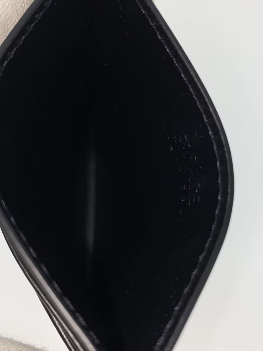 VERSACE Men's Leather Card Case, Black, Solid Color, 1012219 1A088606 thumbnail 4