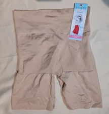 SPANX Assets Red Hot Label Nude Mid Thigh Shaper 1X | Firm Control Shapewear NWT