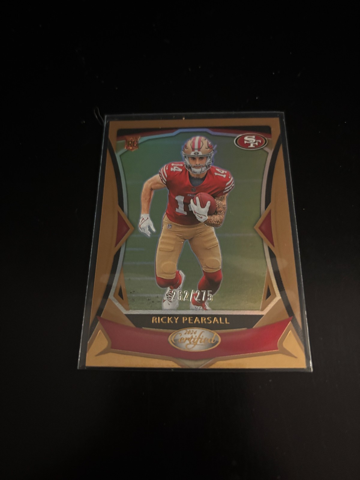 Ricky Pearsall 2024 Panini Certified Bronze /275 RC 49ers 122