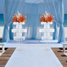 5-Tier Flower Stand for Wedding Birthday Party Events, 2PCS Wedding Flower Stand