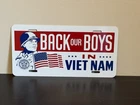 Hi Gloss!  Vietnam War License Plate Memorabilia Vintage Style Marines Military