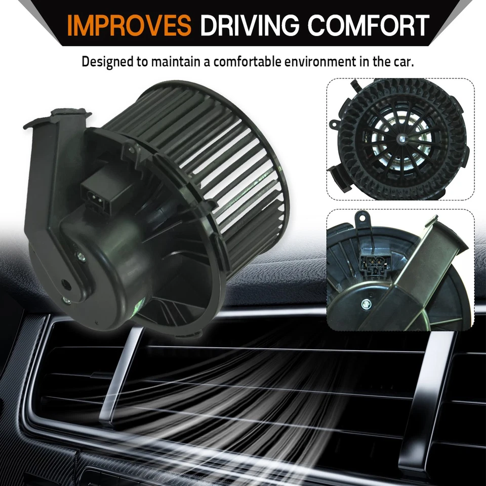 Motor soplador calentador aire acondicionado con jaula ventilador para Dodge Mercedes-benz Sprinter 2500 3500 Foto 3 de 4