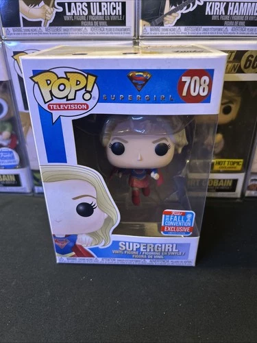 Funko Pop #708 DC Universe - Supergirl - 2018 NY Comic Con Shared W/Protector