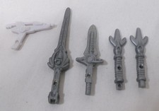 Vintage Bandai Mighty Morphin Power Rangers MMPR 5.5" Figure Gun Sword Part Lot