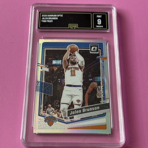 2023-24 Donruss Optic Basketball Silver Holo Prizm Jalen Brunson Knicks GMA 9 - Bild 1 von 2