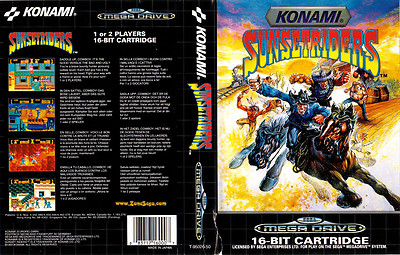 Sunset Riders - SEGA Megadrive (MD) - PAL-EURO Complet - Boîte Abîmée