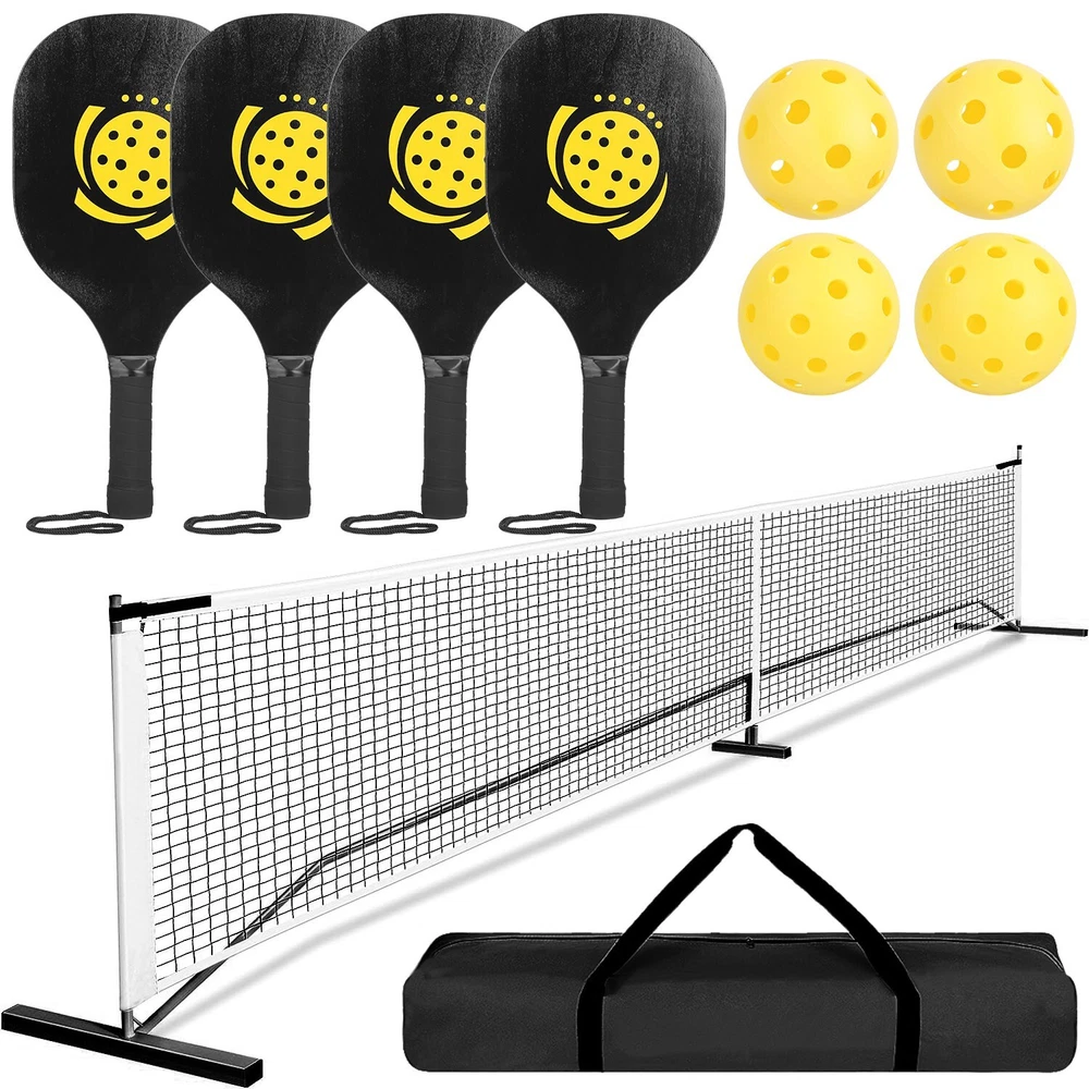 Pickleball Net & 22ft Regulation Size Net Pickle Ball Net System w/Carrying Bag