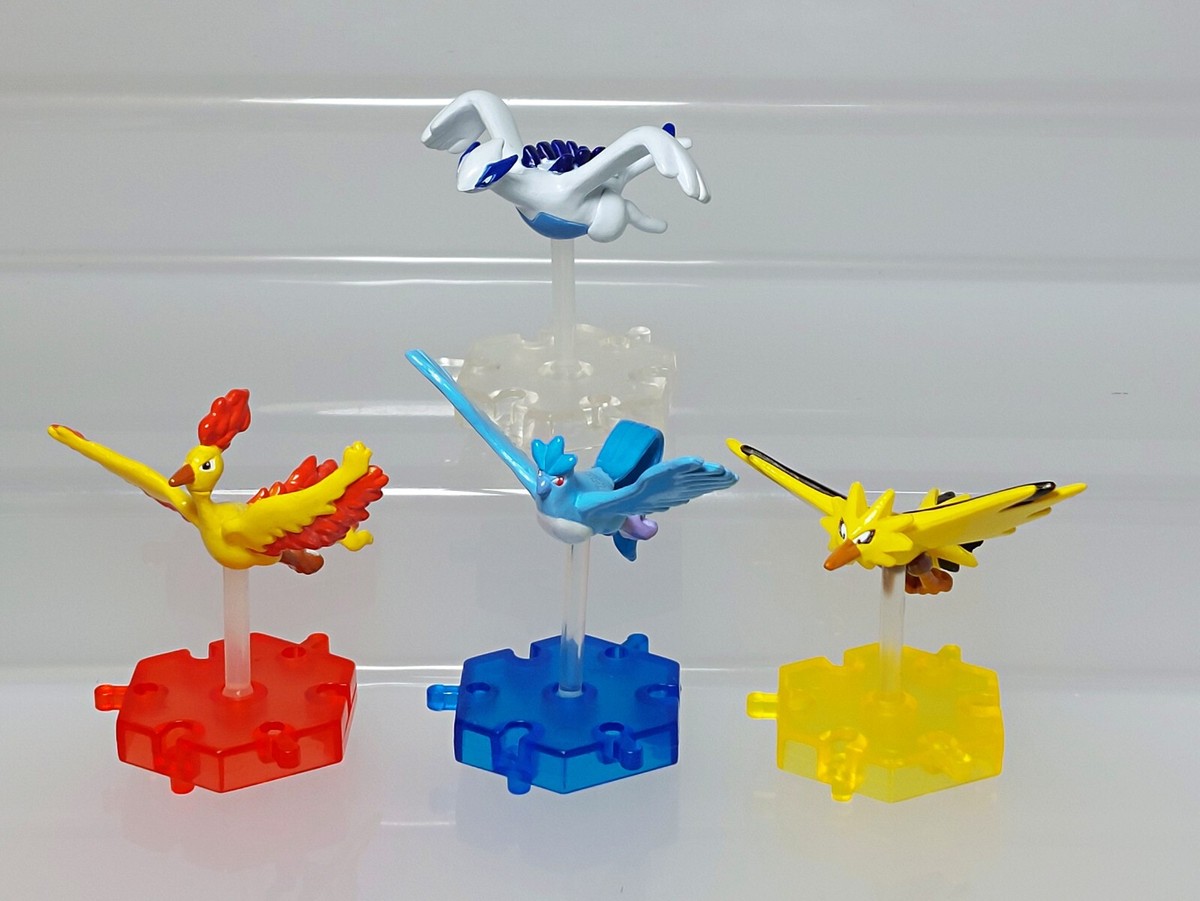 Lugia Moltres Articuno Zapdos Pokemon Chou Get Taizen Figure Set
