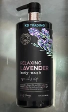 BOTANICAL SPA THERAPY ~ Calm Relaxing Lavender BODY WASH 960ml Argan Oil & Mint