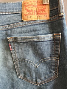 Levi's 511 Slim Jeans, Size 34 x 34 Stretchy, Medium Wash | eBay