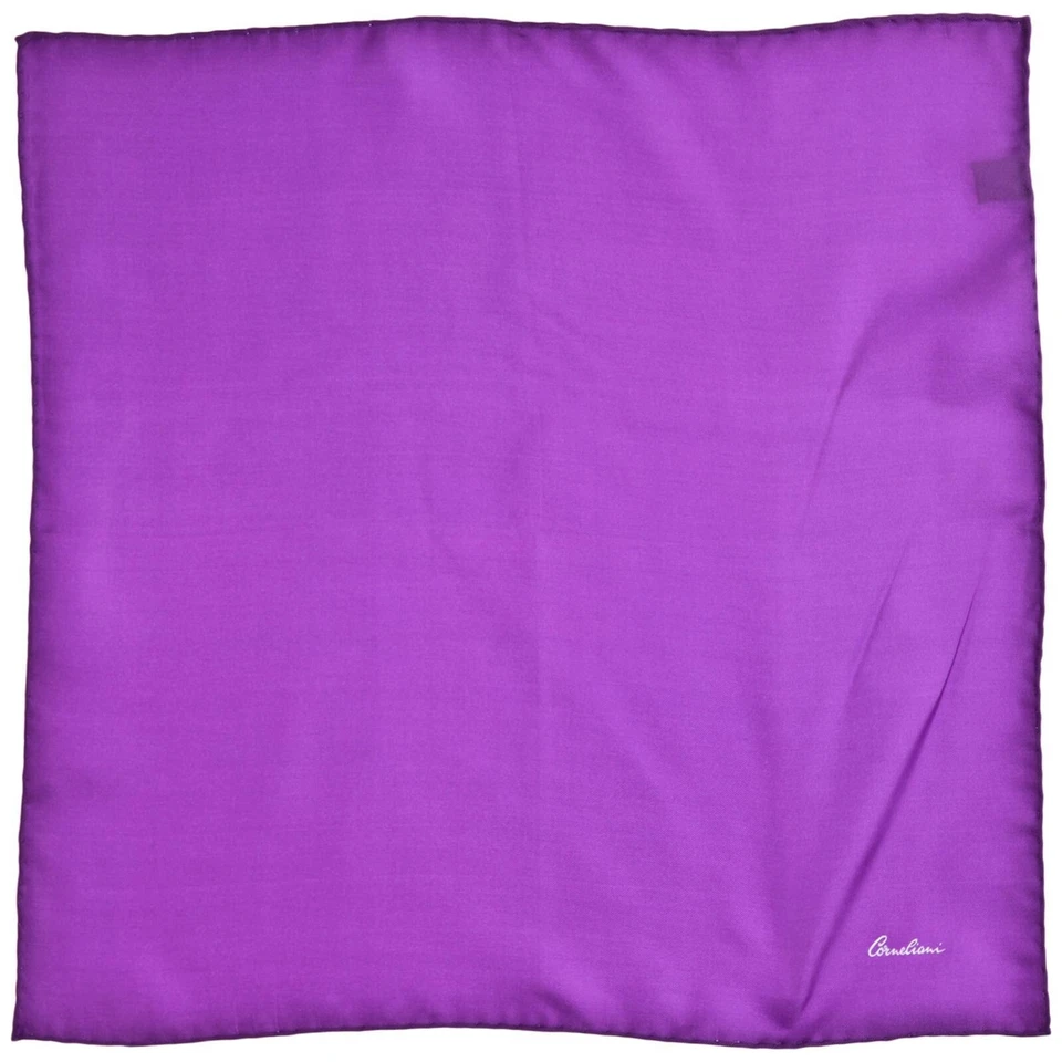 6 pañuelos cuadrados de bolsillo Corneliani para hombre 100 % seda y lino regalo para él Foto 2 de 4