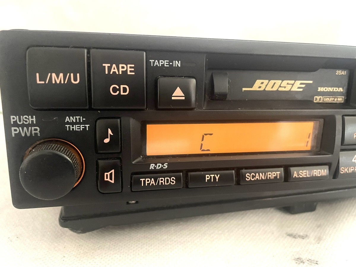 Honda Accord Bose Alpine 2SA1 Cassette Radio 90s Retro Vintage
