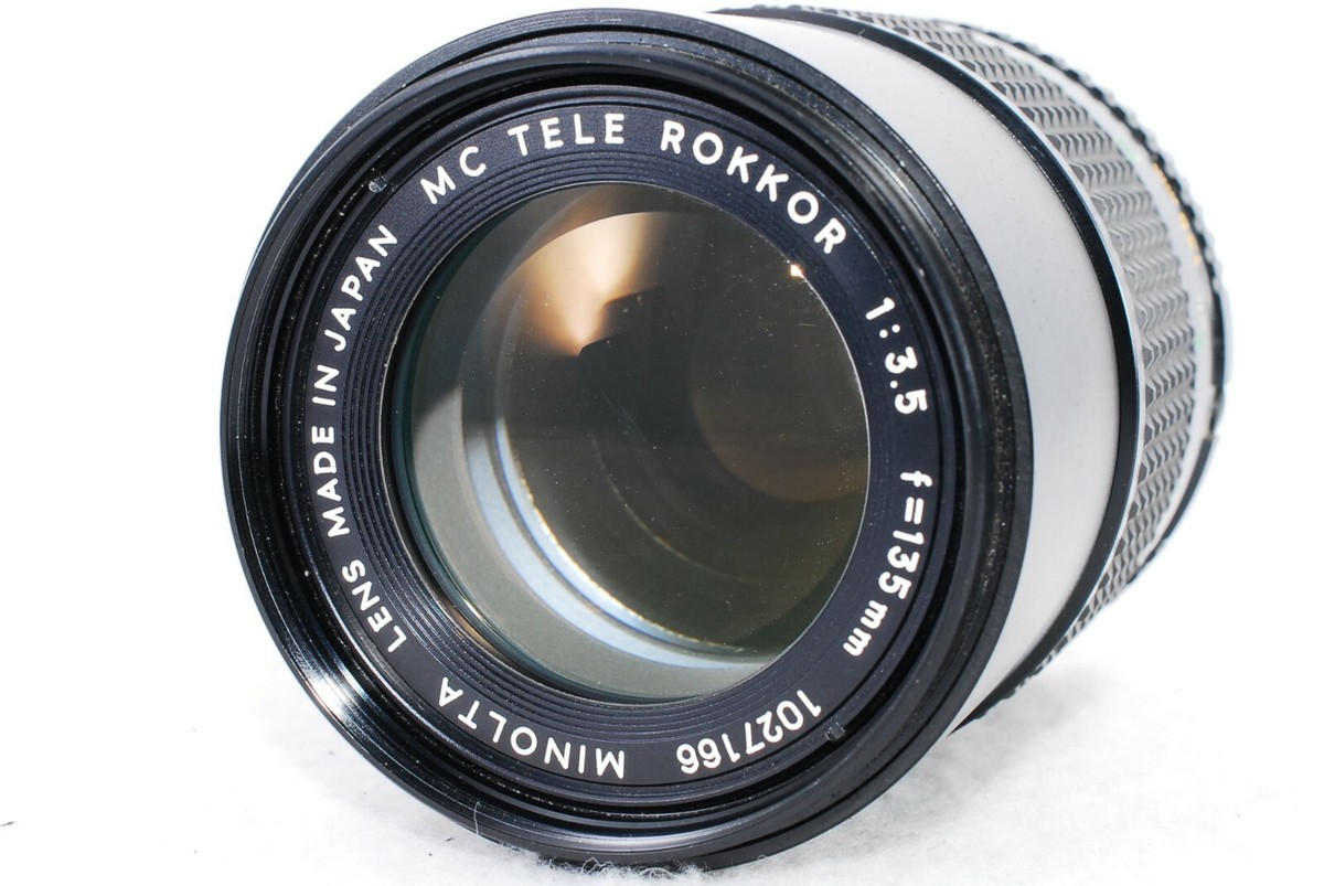 ミノルタ ＭＣテレロッコール135mmF3.5 ＳＲマウント Exc+++] Minolta MC Tele Rokkor 135mm F3.5 MF Lens SR/MD Mount w