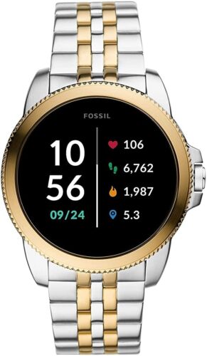 Fossil Men generación 5E Pantalla Táctil Reloj inteligente con altavoz de frecuencia cardíaca Nfc Nuevo 🔥