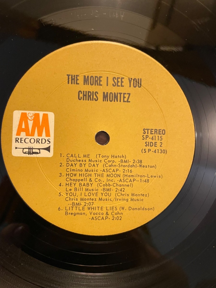 洋楽 Chris Montez The More I See You Call Me Chris Montez – The More I See You - Call Me – Vinyl (LP
