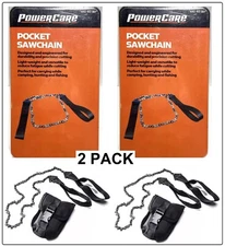 Pocket Chainsaw, Pull Saw, Rope Saw, Hand Chainsaw PowerCare (2 PACK)