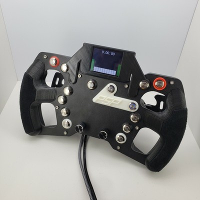 Sim Racing Wheel Custom Made for Sim Racing for PC Race Ready PLUG & PLAY w/ LCD