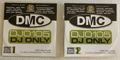 DMC DJ promo DJO105 2 CD Set Britney Spears The Killers Seal Lopez Calvin Harris