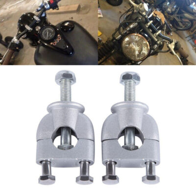 7/8'' 22mm HandleBar Mount Clamps Risers Adapter For ATV Sportsman X2 600 500 300