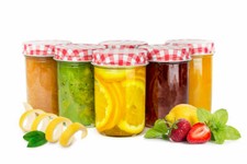 Lunettes de Chute 250ml Jars Pots de Confiture Verre Verrouillable Bocaux