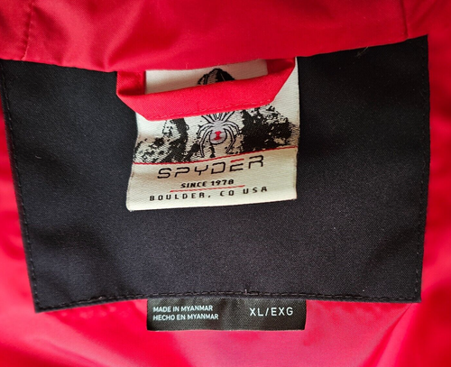 Spyder XL Herren Entendaunen gefütterte Skijacke Mantel Pulverrock Winter Snowboard - Bild 6 von 13