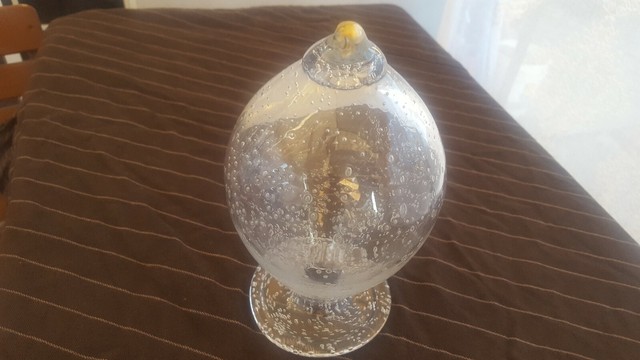 Hayes Hand Blown Glass Bird Feeder 3 Feeders For Sale Online Ebay