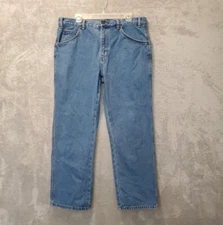 Rivet Supply Co Jeans Mens Tag Size 36x30 Blue Regular Fit Straight Leg Denim