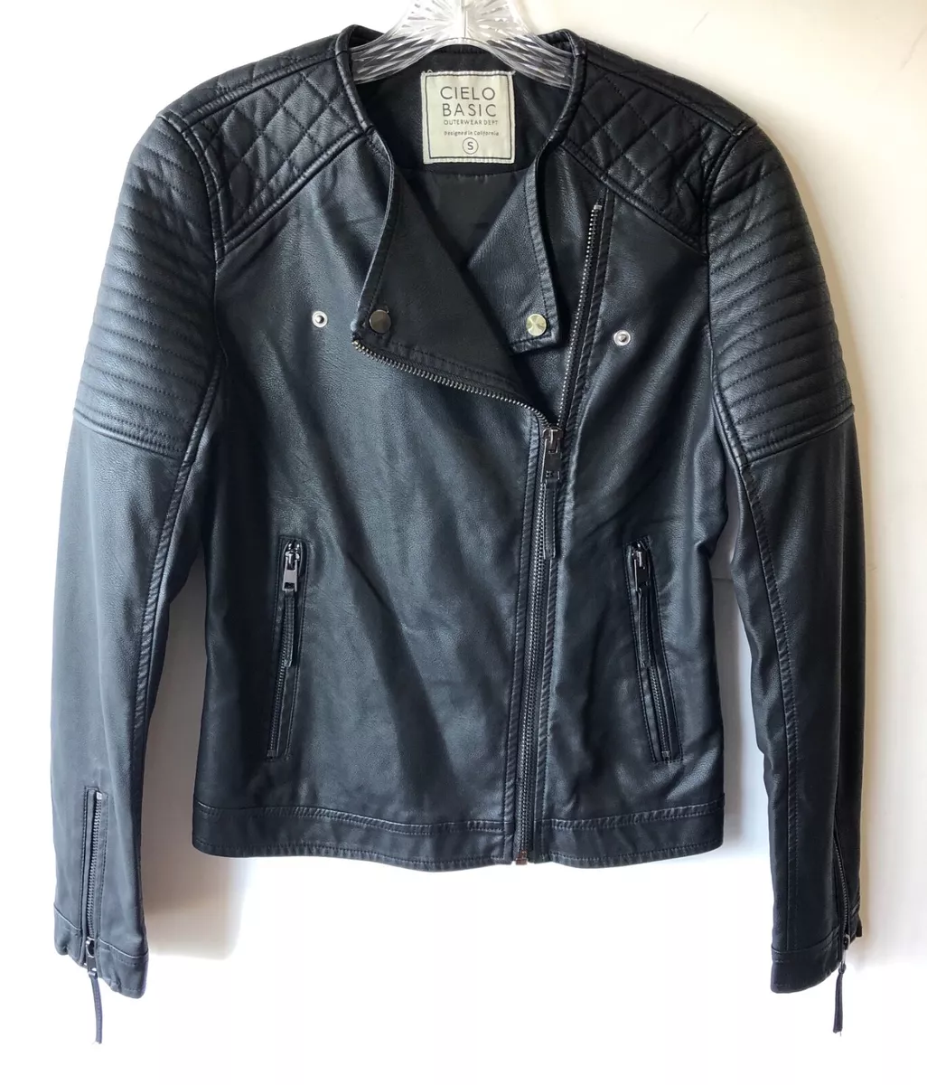 Topshop nelly faux outlet leather jacket
