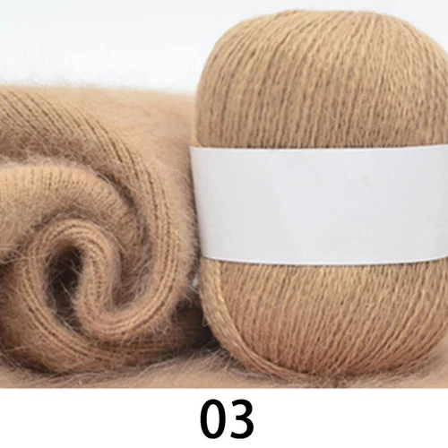 50g Anti-static Mink Wool Yarn Woolen Cashmere Hand Knitting DIY Scarf Sweater - Bild 15 von 42