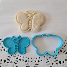 Cookie Cutter & Stamp Butterfly  Blue