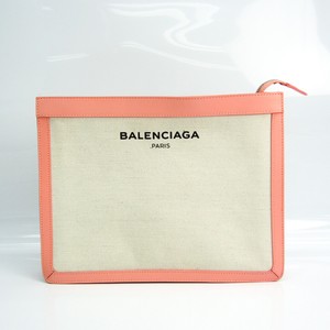 balenciaga canvas pouch