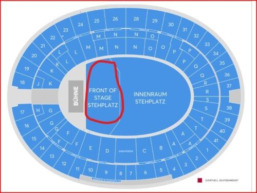 Bruce Springsteen FOS Berlin 11.06.2025 Tickets Olympiastadion Front of Stage