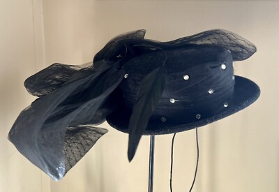 Vintage Geo W. Bollman Black Hat Vintage Geo W Bollman Co Women main image 3