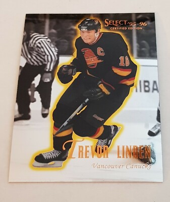 NHL Trevor Linden #87 Vancouver Canucks Pinnacle 1996 Select Certified Edition