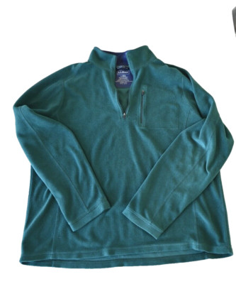 LL Bean Mens Mock Neck Large Regular