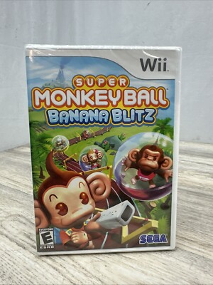 Super Monkey Ball: Banana Blitz (Nintendo Wii, 2006) NEW SEALED