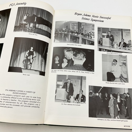 1965 Bryan Adams High School El Conquistador Yearbook Dallas Texas Annual Alumni - Imagen 11 de 20