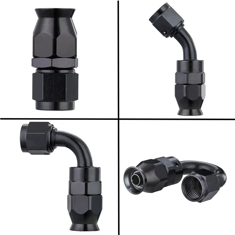 Adattatori Raccordi Tubo Intrecciato PTFE 3AN-12AN foto 2