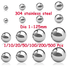 304 Stainless Steel Ball Dia 1-125mm Bearing Ball G200 High Precision Metal Ball