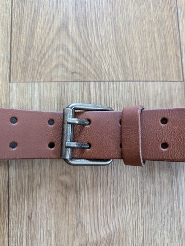 Cinturón Jack & Jones Cuero Marrón Talla 95 cm 36"-38" - Imagen 4 de 10